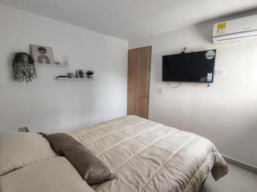 Un ou plusieurs lits dans un hébergement de l'établissement Casa de la Sierra