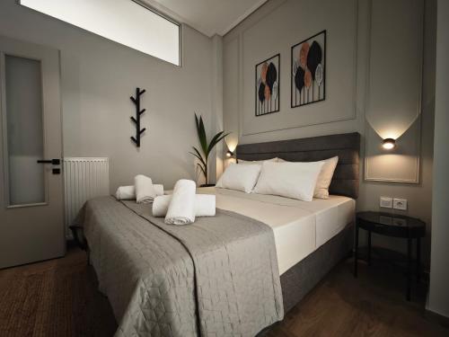 Postel nebo postele na pokoji v ubytování enVogue Living
