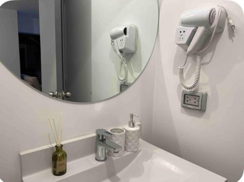 Koupelna v ubytování Hermoso Depa Monoambiente en Magdalena cerca a san isidro