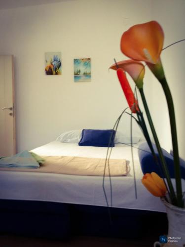 Katil atau katil-katil dalam bilik di Hajdi apartman