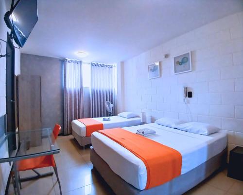 Krevet ili kreveti u jedinici u okviru objekta Ivankaa Hostel