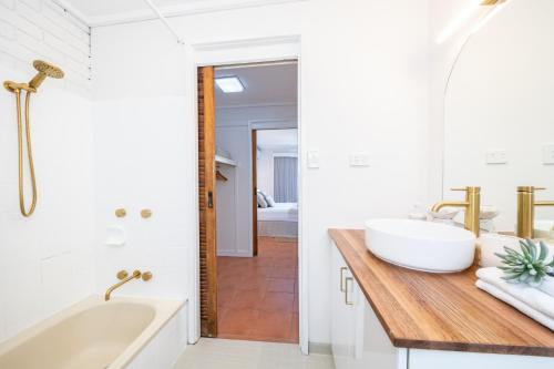 Koupelna v ubytování Casa Corallo