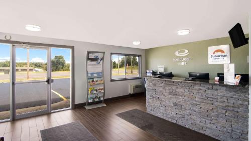 a view of a waiting area of a dental office at Suburban Studios Portage in Portage