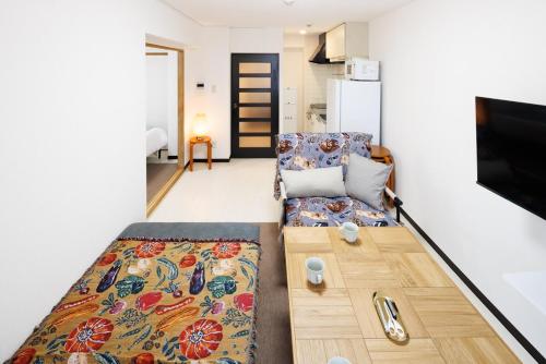 W402 Sapporo 1LDK 6 guests elegant ambiance