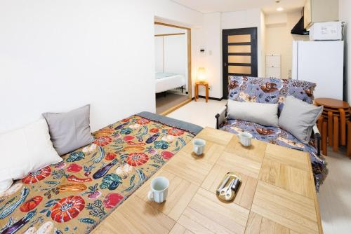 W402 Sapporo 1LDK 6 guests elegant ambiance