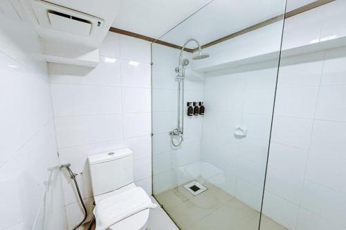 Koupelna v ubytování Casa Luciana Hotel