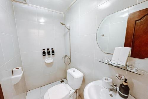 Koupelna v ubytování Casa Luciana Hotel