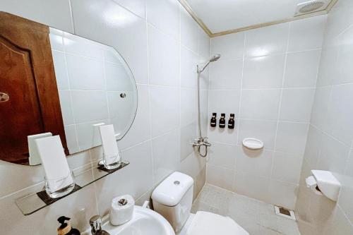 Koupelna v ubytování Casa Luciana Hotel