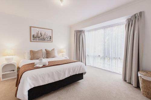 Giường trong phòng chung tại Rural Retreat- Mildura
