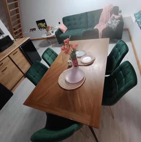 Posezení v ubytování Mazury Apart