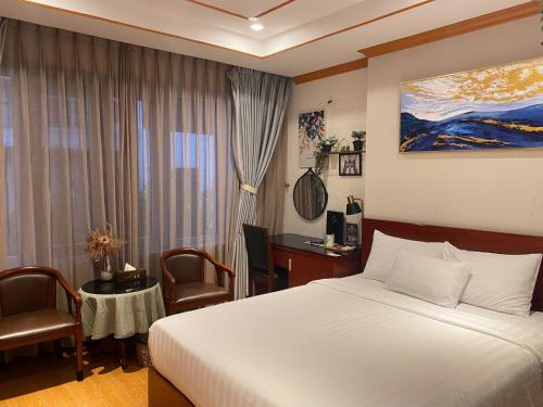 Katil atau katil-katil dalam bilik di The Star Hotel