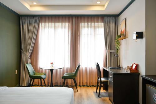 Katil atau katil-katil dalam bilik di The Star Hotel