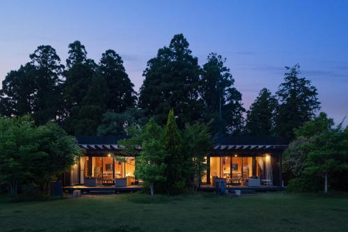 Zahrada ubytování THE FARM Resort Japan