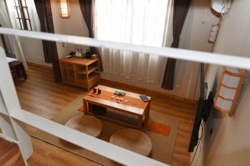 Ruang duduk di Shanghai Zen Spring Hot Spring Resort Hotel