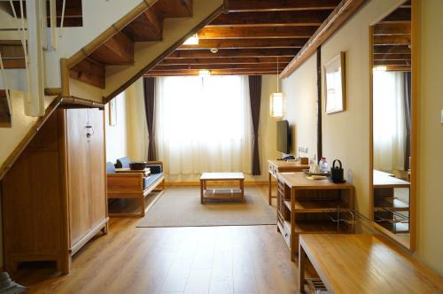 Ruang duduk di Shanghai Zen Spring Hot Spring Resort Hotel