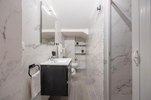 Koupelna v ubytování Casa vacanza Naurra