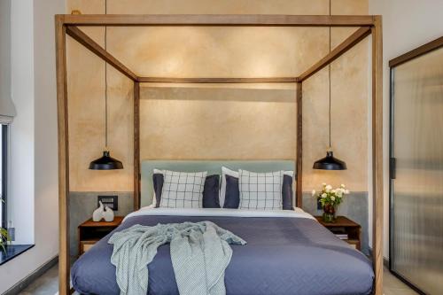 Ένα ή περισσότερα κρεβάτια σε δωμάτιο στο Casa Caleb · Luxurious 3bhk villa in Benaulim