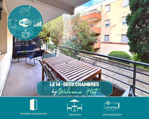 Le 14 - Spacieux Deux Chambres