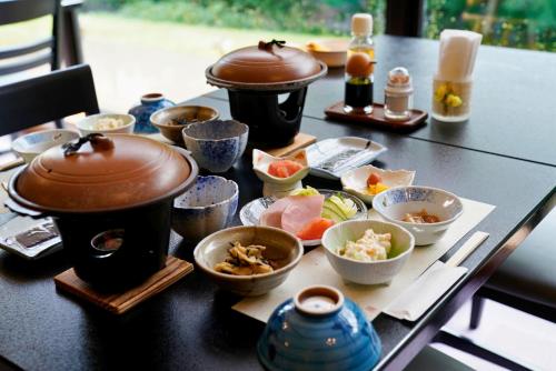Comida en el ryokan o alrededores