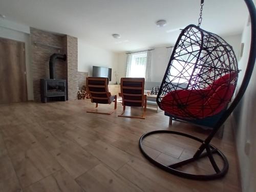 Posezení v ubytování Apartmány Slanda - Měděnec