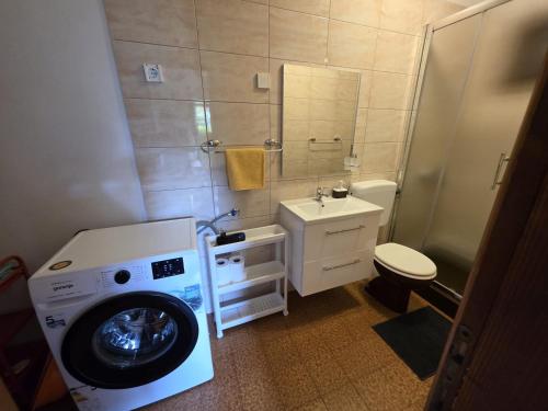 Koupelna v ubytování Apartmani Eta