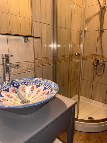 Koupelna v ubytování Çakir Bey Hotel