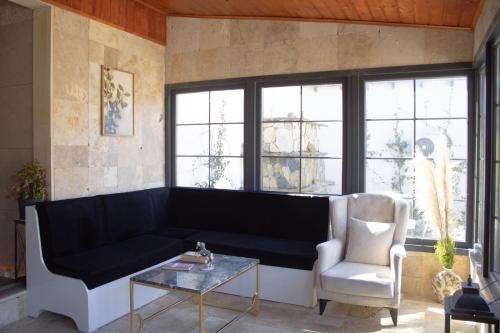 Χώρος καθιστικού στο 216 North Hotel