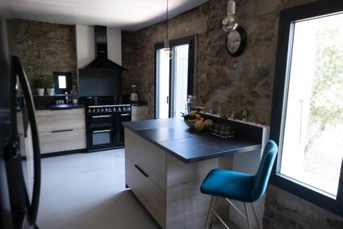 Η κουζίνα ή μικρή κουζίνα στο Luxurious family house with pool in Ardèche.