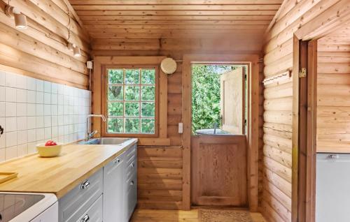 Dapur atau dapur kecil di Lovely Home In Højslev With Kitchen