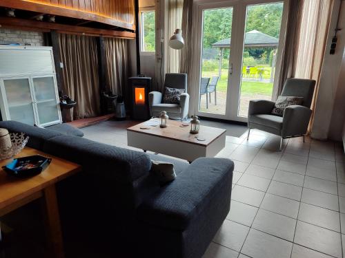 Ruang duduk di B&B Verwoldsehof 'Op de deel'