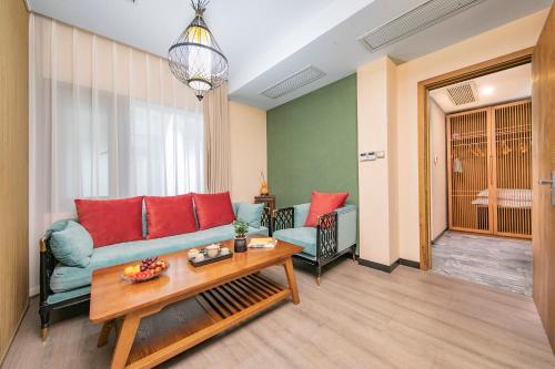 Χώρος καθιστικού στο Hoya Hotel Hangzhou West Lake Lingyin Temple Branch
