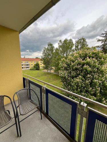 Balkón nebo terasa v ubytování Forvere