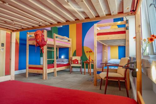 Ένα ή περισσότερα κρεβάτια σε δωμάτιο στο Hostel Gdańsk Szafarnia 10 Old Town