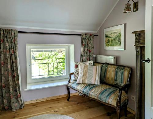 Χώρος καθιστικού στο Loft With Garden In Heart Of The Uckermark Region