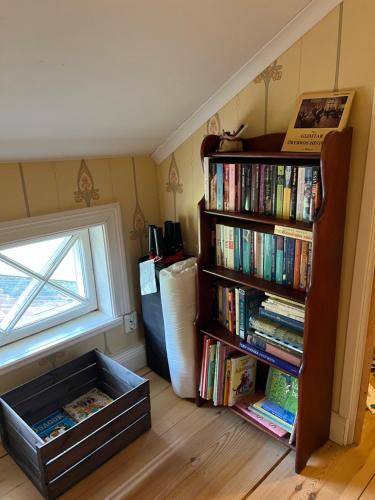 Knihovna v bed and breakfast