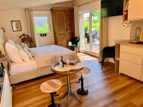 Χώρος καθιστικού στο Haus Lena Tinyhouse