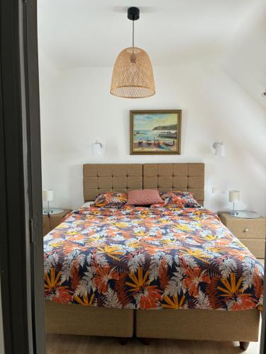 Postel nebo postele na pokoji v ubytování Gîte Maez 4 pers 29450 sizun
