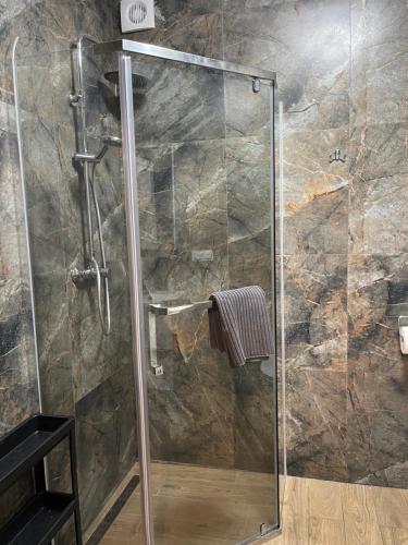 Ένα μπάνιο στο Apartamenty Riverside Lębork