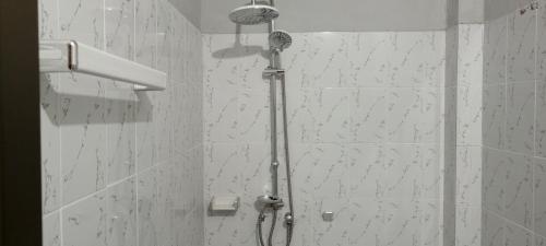 Koupelna v ubytování Gîte Bideew