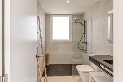 Koupelna v ubytování Penthouse l'Escala