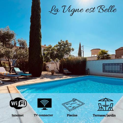 Maison de campagne avec piscine-jardin-wifi