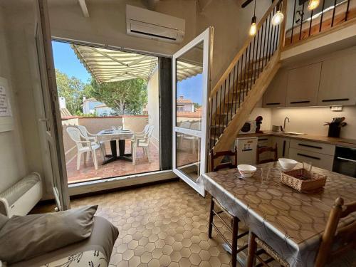 Appartement cosy avec mezzanine, 6 couchages, à 500m de la mer - St Cyprien - FR-1-225D-168