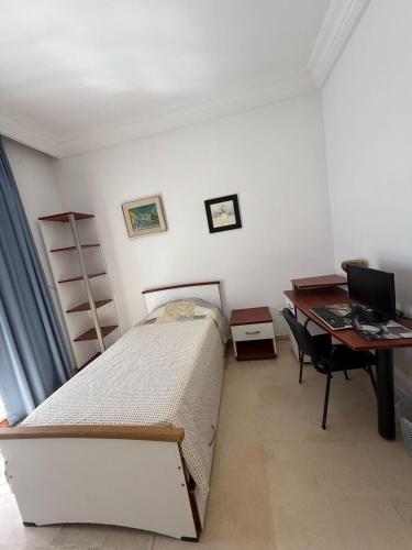 Ένα ή περισσότερα κρεβάτια σε δωμάτιο στο villa Shéhérazade