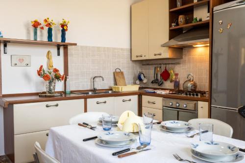 Η κουζίνα ή μικρή κουζίνα στο Casa Libeccio