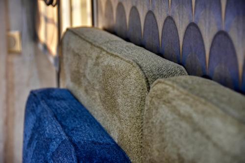 a close up of the back of a bench at La Villa Del Mar in Agadir