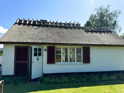 Bygningen som feriehuset ligger i