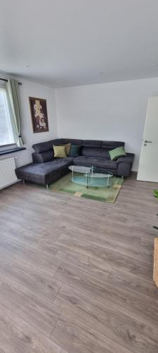 Χώρος καθιστικού στο Ferienwohnung Odersee