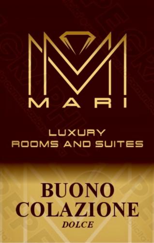 Certifikát, hodnocení, plakát nebo jiný dokument vystavený v ubytování MARI Luxury Rooms and Suites