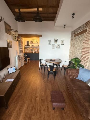 Posezení v ubytování Apartment La vista