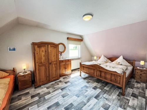 Postel nebo postele na pokoji v ubytování Apartment Osterkamp by Interhome